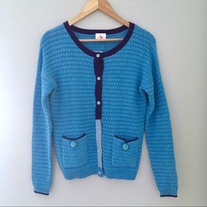 NWT Hanna Andersson Pom Pom Cardigan